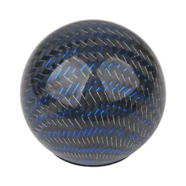 Imagem de Manopla De Câmbio Universal Estilo Fibra De Carbono 5/6 Velocidades Pa