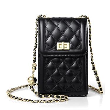 Imagem de FSD.WG Bolsa Feminina Pequena Transversal De Couro Para Celular Mini Carteiro Ombro Carteira