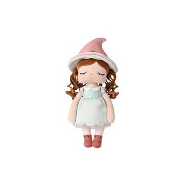 Imagem de Boneca Angela Luna 36 cm Rosa e Azul - Metoo