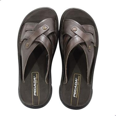 Imagem de Chinelo Masculino Pegada Anilina Cravo