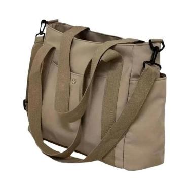 Imagem de Bolsa Transversal De Nylon De Grande Capacidade, Cor Sólida, Alça Remo