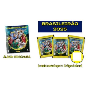 Imagem de Album De Figurinha Capa Mole Campeonato Brasileiro Brasileirão 2025, P