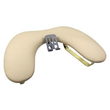 Imagem de Ysyqkn Apoio de braço para manicure com suporte para celular, almofada de mão para unhas, ideal para uso doméstico ou em salões de beleza, Mike Tea