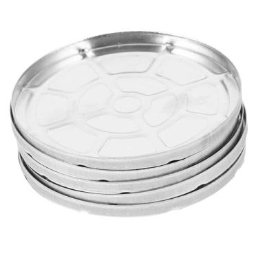 Imagem de Ipetboom 5 formas de paleta de sombras de metal vazias – formas redondas de alumínio para sombras cosméticas, paletas magnéticas de maquiagem para armazenamento de cosméticos e viagens – 55 mm de