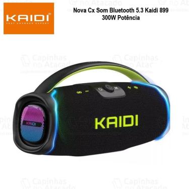Imagem de Caixa De Som Kaidi 889 Bluetooth 5.3 com 300w Potência Grave Potente Kaidi Kd-889 Prova D'agua-Unissex