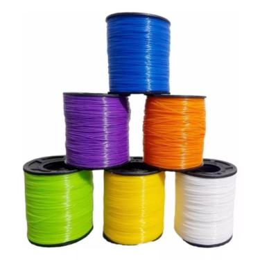 Imagem de Kit 12 Linhas De Nylon 200 Jardas Cores Variadas Pipa - ARV