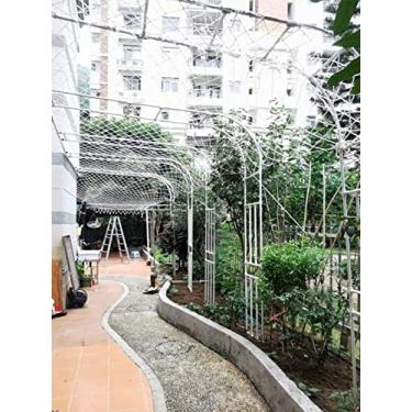 Imagem de Arco de casamento de árvore de jardim de metal, arco de pérgola branca para trepadeiras de plantas trepadeiras, decorações elegantes de festa nupcial, 2,2 m de altura x 1,2 m 1,4 m 1,8 m 2,0 m 2,4 m