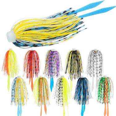 Imagem de Kit de substituição de saias Spinnerbait para pesca de robalo