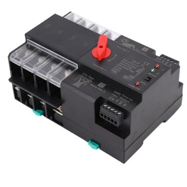 Imagem de Luocute Interruptor de Transferência Automática de Energia Dupla, 4P 100A ATS Com Comutação de Milissegundos para Gerador Doméstico, Energia Solar, RV, Montagem Em Trilho DIN, Material