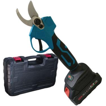 Imagem de Tesoura Eletrica Corta Poda Galho Arvore Plantas Recarregavel Sem Fio Jardinagem Jardim Tesourao de Poda