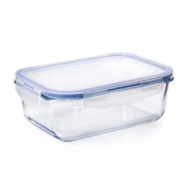 Imagem de Pote Retangular com Tampa Hermética 1,5lts - Nadir - DISLAR NADIR