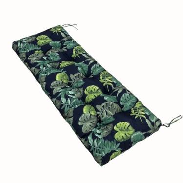 Imagem de BAHULA Almofada de banco de jardim à prova d'água, almofada de banco de pátio de varanda macia espessa para cadeiras de balanço internas para varanda balanço sofá sofá externo mobiliário interno