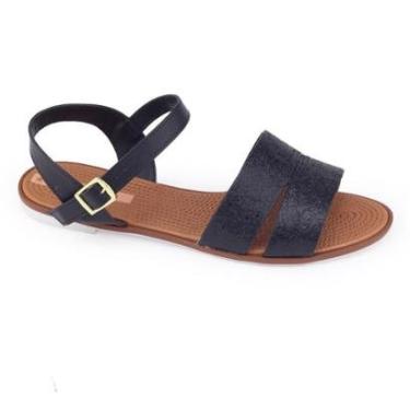 Imagem de Sandália feminina Moleca 5297.439 rasteira fivela-Feminino