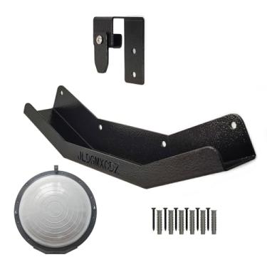 Imagem de JLDGMXCDZ Suporte de parede para bola de exercício, suporte de bola de ioga para treinador de meio equilíbrio, suporte de armazenamento de bola que economiza espaço para academia em casa