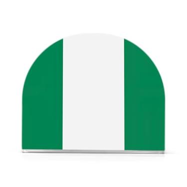 Imagem de Porta-guardanapos com bandeira da Nigéria, 1 pacote, porta-guardanapos para convidados, porta-guardanapos antiderrapante