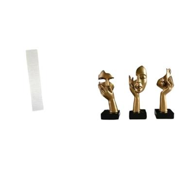 Imagem de Whtkoph Abajur de Chão para Sala de Estar com Estátuas de Pensadores Abstratos, Decoração de Mesa para Escritório, Estante E Decoração de Casa.