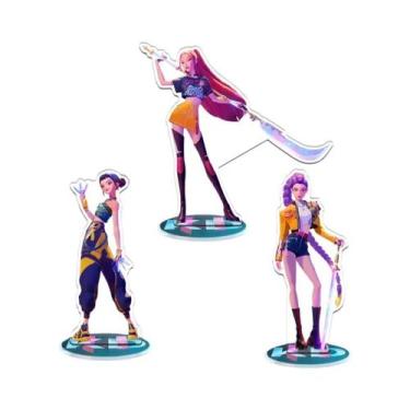 Imagem de Suporte De Mesa Acrílico KPop Demon Hunters Para Figuras De Anime, Orn