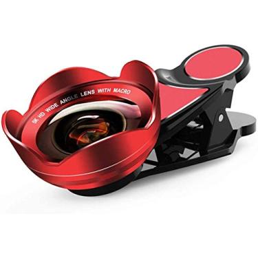 Imagem de Kit de lente de telefone para câmera de telefone HD 5K lente macro grande angular lente polarizadora externa distância focal 16 mm ângulo de ampliação de ângulo amplo 115° ampliação macro 15X para a
