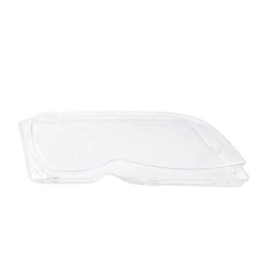 Imagem de Tampa da lente da luz do farol do carro, esquerda e direita, compatível com BMW Série 3 E46 318i 320i 325i 4 portas Sedan 2002-2005(Right)