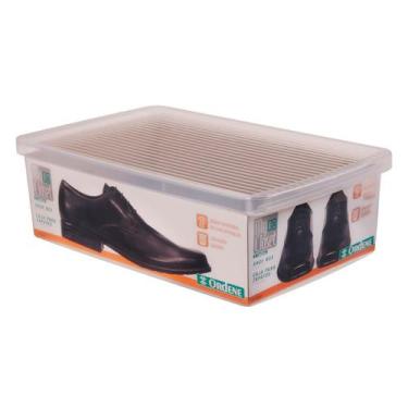 Imagem de Caixa Organizadora De Sapatos Grande Para Closet Transparente - Ordene