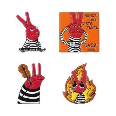 Imagem de Broche Retro Em Forma De Foice E Martelo Vermelho, Símbolo Da URSS, Co