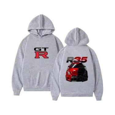 Imagem de Moletom Masculino De Manga Longa Com Capuz Estilo Streetwear Initial D