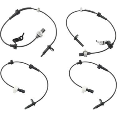 Imagem de TRSFO Conjunto de 4 peças de sensores de velocidade da roda ABS para Honda Accord 13-17, 2013, 2014, 2015, 2016 e 2017, Honda Accord, dianteiro + traseiro esquerdo e direito