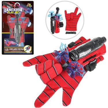 Imagem de Luva Lançador Ventosa Teia Dardo Pulso Mão Spider Brinquedo - Art Brin