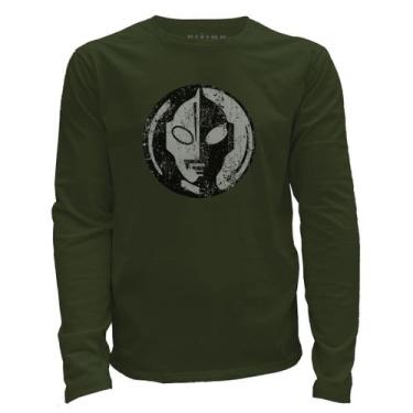 Imagem de Camiseta manga longa - Ultraman - DASANTIGAS, Green pea, Green pea, PP