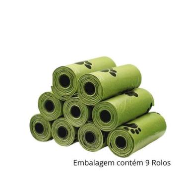 Imagem de Refil Cata Caca Saco Saquinho Sacolinha Coletor Lixo Coco Pet Cães Cac
