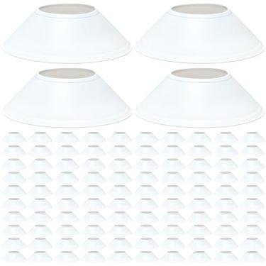 Imagem de wlilupah 100 Pçs Mini Cones de Futebol para Esporte Agilidade Disco Cones Treinamento para Exercícios de Agilidade Esportes Futebol Basquete Futebol Basquetebol Exercícios (Branco)