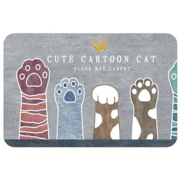 Imagem de Tapete Moderno Elegante 2.00m x 2.50m - Antiderrapante para Quarto, Sala e Escritório, Design Sofisticado para Decoração Interior (Kit 2Cinza Padrão Quadrado)