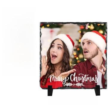 Imagem de Oirquent Moldura para fotos do pai, placa clássica de ardósia – presente de Natal personalizado Quepitty, decoração memorial personalizada para lembrança da avó e da família