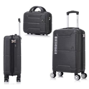 Imagem de Kit Mala De Bordo P + frasqueira + malas de 10kg e + uma de 8kg Allabard-Unissex