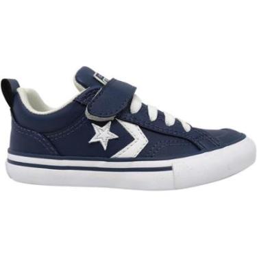 Imagem de Tênis Infantil Menino Casual Dia a Dia Passeio Escola Calce Fácil Pro Blaze Strap Converse All Star-Masculino