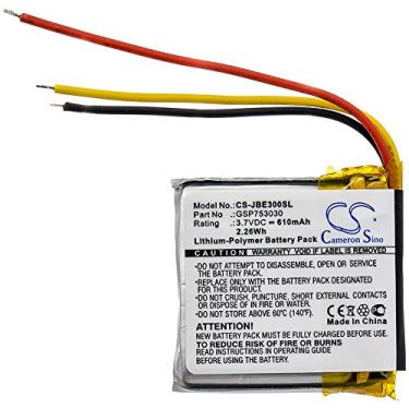 Imagem de 610mAh Fone de ouvido sem fio Bateria de substituição,Compatível com Everest Elite 300, E45BT,E55BT,Live 400, 450 NC,A compra de mercadorias exige o pagamento de direitos adicionais de importação