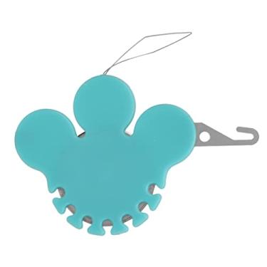 Imagem de Acouto Passador de Linha de Agulha de 4 Polegadas para Costura e Artesanato - Ferramenta de Plástico Portátil e Leve Em Azul (Azul)