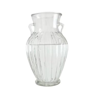 Imagem de Vasos de vidro estilo europeu, flores de alta qualidade, hidroponia e plantas verdes, casa, sala de estar, escritório, ornamentos de mesa, vaso de mesa