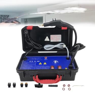 Imagem de CNAOHGHN Limpador A Vapor De Alta PressãO 3-3,5 Bar, 1700 W, MáQuina A Vapor PortáTil De Alta Temperatura Com 4 Bicos Para Limpeza,Sem ReservatóRio E De Uso Profissional/DoméStico