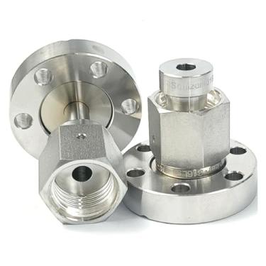 Imagem de CF16 para 1/10.2 cm acoplador macho fêmea VCO Adater SUS316L conector de encaixe de tubulação de aço inoxidável água gás óleo (CF16 a 1 4 VCO F)