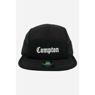 Imagem de Boné Compton Five Panel Strapback Classic Preto-Unissex