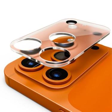 Imagem de Protetor de vidro temperado de cobertura completa para lente de câmera Healing Shield – 1 pacote, proteção de alta resistência resistente a arranhões, compatível com iPhone 17 Pro