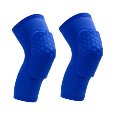 Imagem de Protetor De Joelho Respirável Com Almofadas De Compressão Em Colmeia À