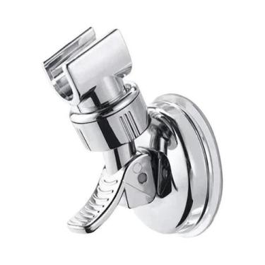 Imagem de Suporte De Chuveiro Manual Universal Ajustável Com Ventosa Forte, Fixa
