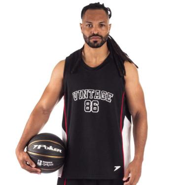 Imagem de Regata Poker Basquete Drop Masculino - Ptobcoverm