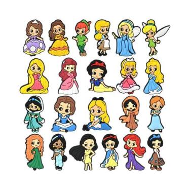 Imagem de Pingentes De Sapato Infantil Disney Princesas 10-20 Peças Decorações D
