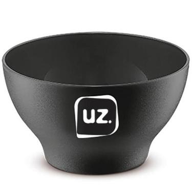 Imagem de Cumbuca Tigela de Plástico 500ml Preto Caldos Sopas Petiscos 13,5x7,8c