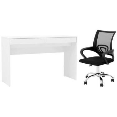 Imagem de Kit Cadeira de Escritório Diretor Giratória Preta - Otello + Escrivani