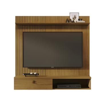 Imagem de Painel TV 55 Pol 141cm Bancada Suspensa para Sala Seluna Cumaru M20 - D'Rossi