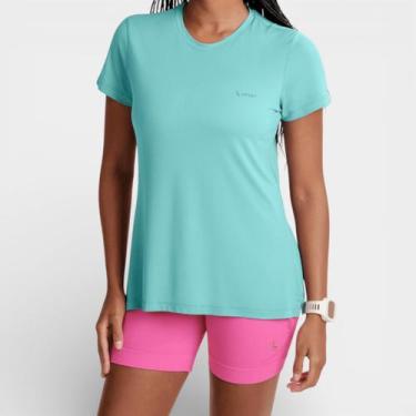 Imagem de Camiseta Lupo Crepe AirDry Feminina - Verde Água - M, M
